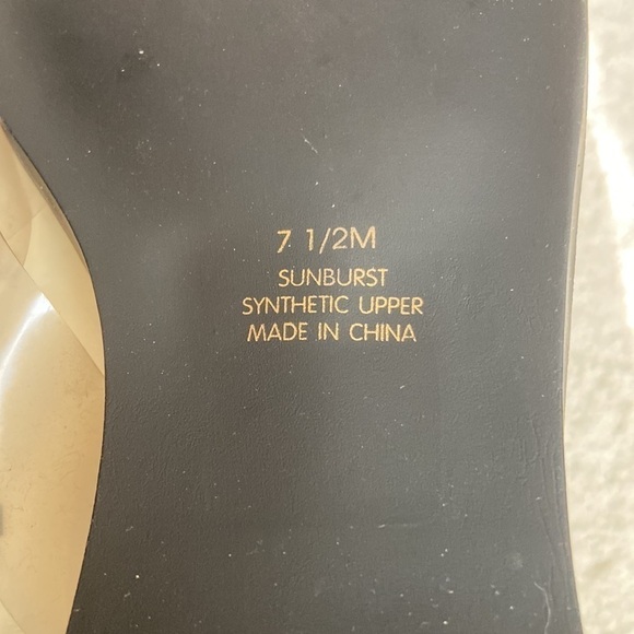 INDEED Metallic Sunburst Vinyl Flip Flops Silver Black Size 7.5 - Picture 7 of 10